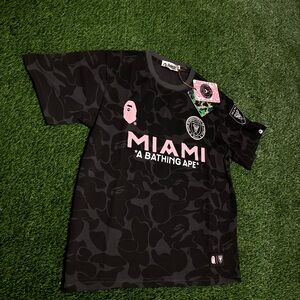 Bape Black and Pink Camo Short Sleeve Tee